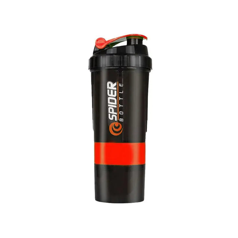 3-in-1 Protein Shaker Bottle – Leakproof, Portable, Powder & Pill Storage for Fitness, Bodybuilding, Workout