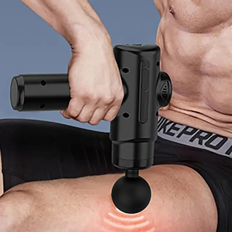 Electric Massage Gun – Deep Tissue Muscle Massager with 8 Attachments for Back, Arms, Legs & Recovery