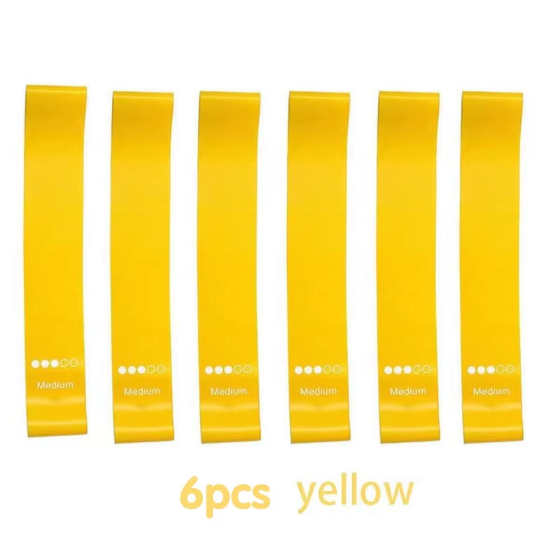 1/3/6Pcs Yoga Resistance Rubber Bands Bodybuilding Elastic Bands Pilates Exercise Workout Bands Expander Belt Fitness Equipment