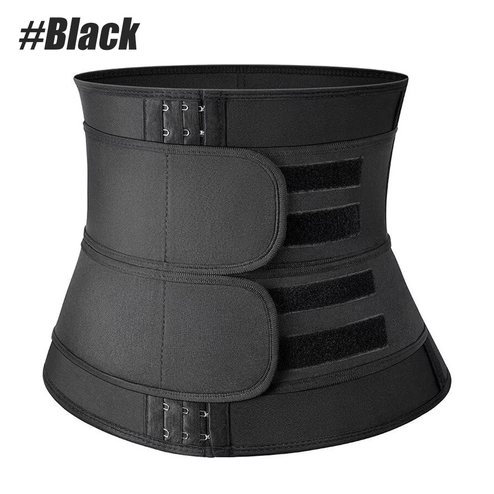 GlowFit Waist Trainer – Neoprene Sweat Trimmer Belt for Men & Women, Tummy Compression & Back Support