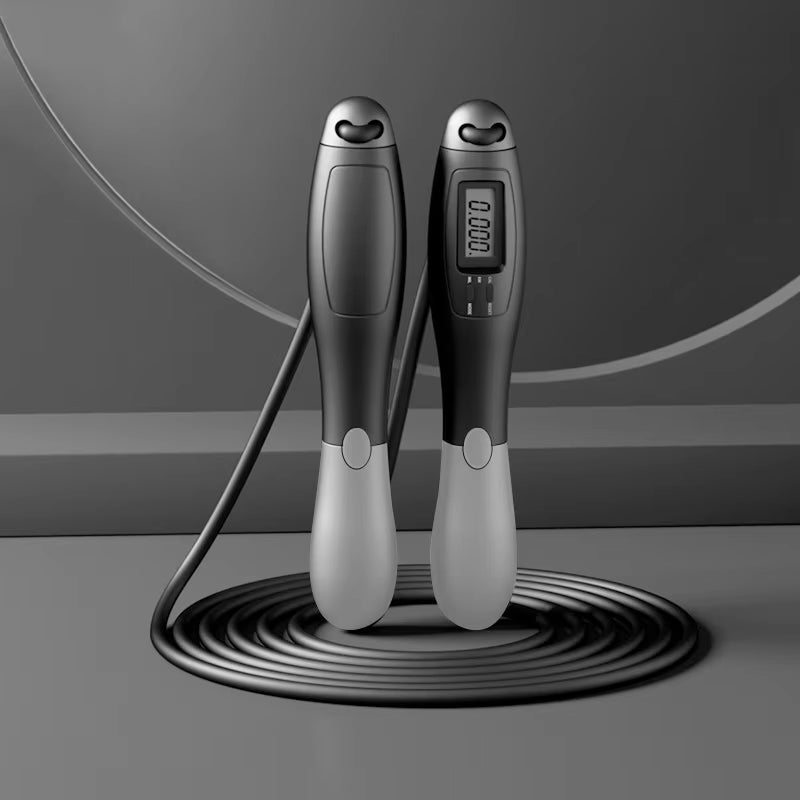 GlowFit Adjustable Counting Jump Rope – Cordless Skipping Rope with 3 Modes for Calories, Distance & Fitness