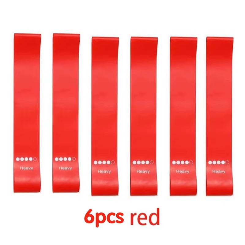 1/3/6Pcs Yoga Resistance Rubber Bands Bodybuilding Elastic Bands Pilates Exercise Workout Bands Expander Belt Fitness Equipment