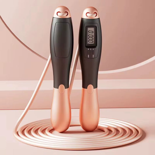 GlowFit Adjustable Counting Jump Rope – Cordless Skipping Rope with 3 Modes for Calories, Distance & Fitness